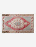 Vintage Turkish Hand-Knotted Wool Mini Rug No. 309, 1'7" x 3'