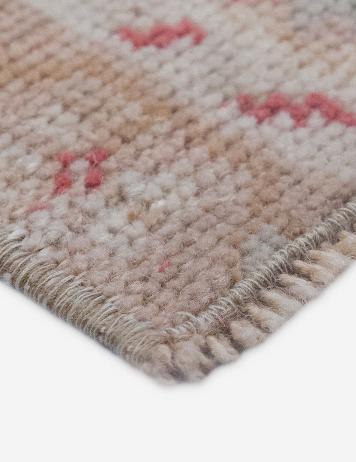 Vintage Turkish Hand-Knotted Wool Mini Rug No. 309, 1'7" x 3'