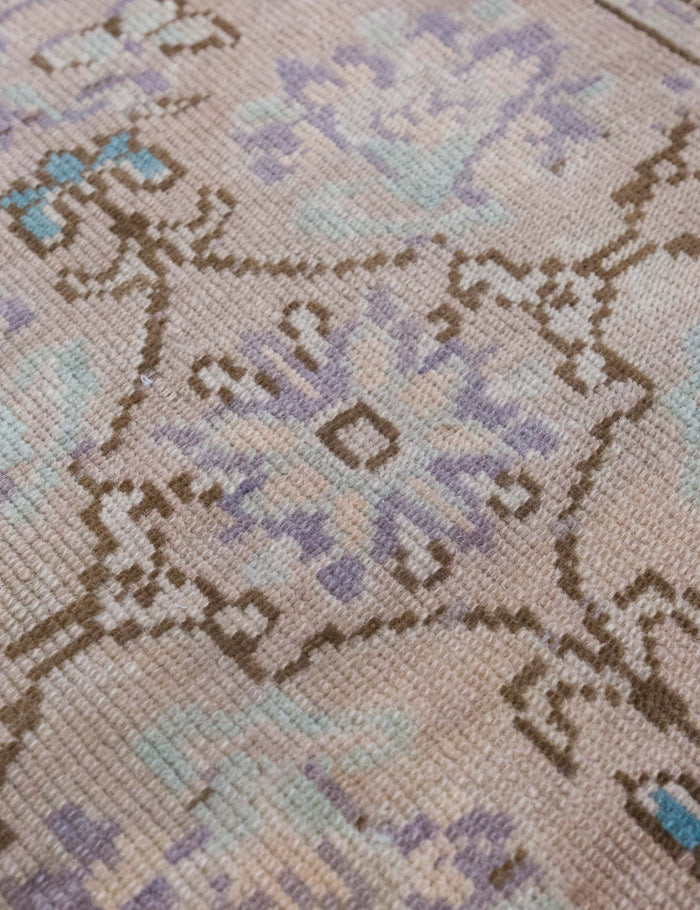 Vintage Turkish Hand-Knotted Wool Mini Rug No. 313, 1'11" x 3'2"