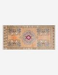 Vintage Turkish Hand-Knotted Wool Mini Rug No. 313, 1'5" x 3'5"