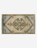 Vintage Turkish Hand-Knotted Wool Mini Rug No. 318, 1'7" x 2'8"