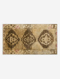 Vintage Turkish Hand-Knotted Wool Mini Rug No. 319, 1'6" x 3'1"