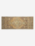Vintage Turkish Hand-Knotted Wool Mini Rug No. 322, 1'2" x 3'5"