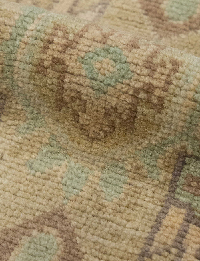 Vintage Turkish Hand-Knotted Wool Mini Rug No. 322, 1'2" x 3'5"