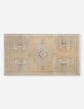 Vintage Turkish Hand-Knotted Wool Mini Rug No. 326, 1'5" x 3'2"
