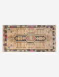 Vintage Turkish Hand-Knotted Wool Mini Rug No. 332, 1'4" x 3'6"