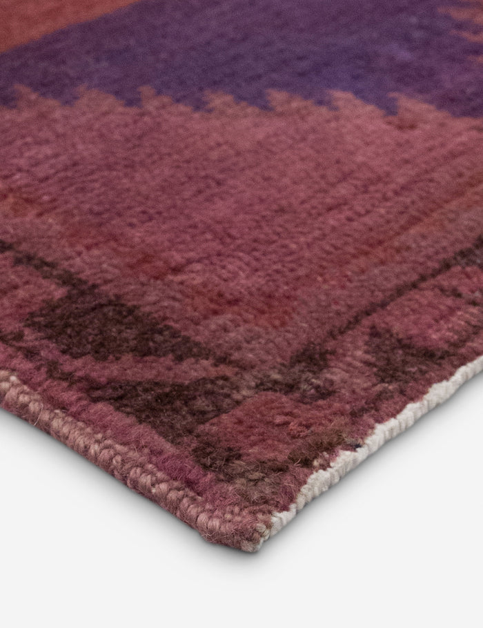 Vintage Turkish Hand-Knotted Wool Mini Rug No. 337, 1'5" x 2'4"