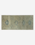 Vintage Turkish Hand-Knotted Wool Mini Rug No. 342, 1'1" x 2'5"