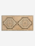 Vintage Turkish Hand-Knotted Wool Mini Rug No. 343, 1'5" x 3'1"