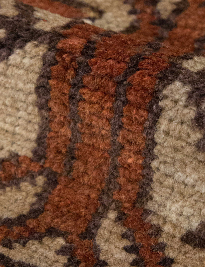 Vintage Turkish Hand-Knotted Wool Mini Rug No. 351, 1'10" x 3'8"