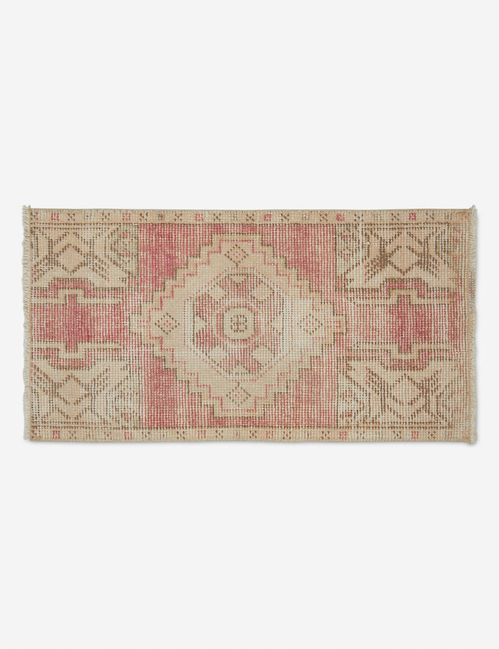 Vintage Turkish Mini Rug No. 51 1'7" x 2'9"