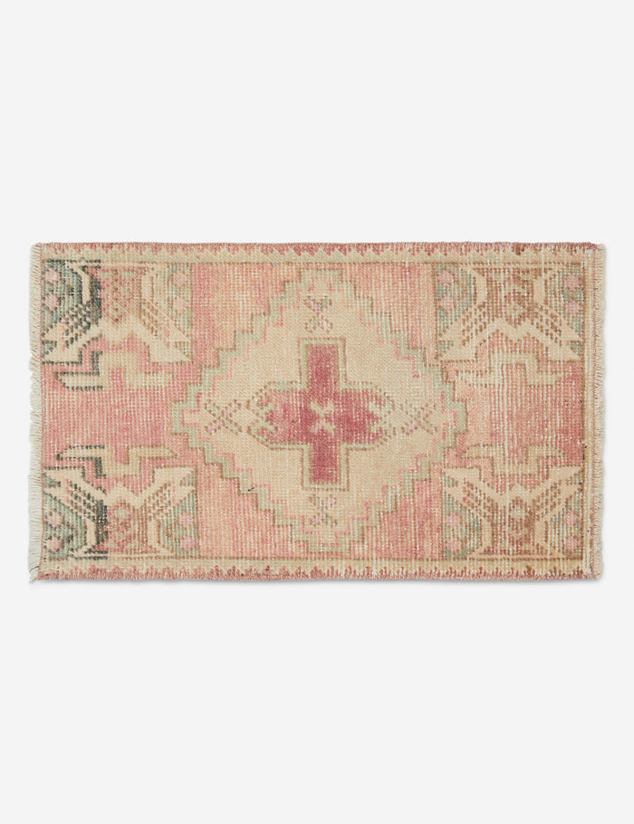 Vintage Turkish Mini Rug No. 51 1'7" x 2'9"