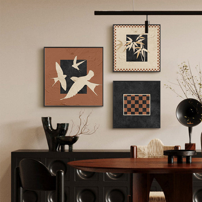 Wall Decor, Art Prints with Framed, Wall Art Set 40x40cm/50x50cm
