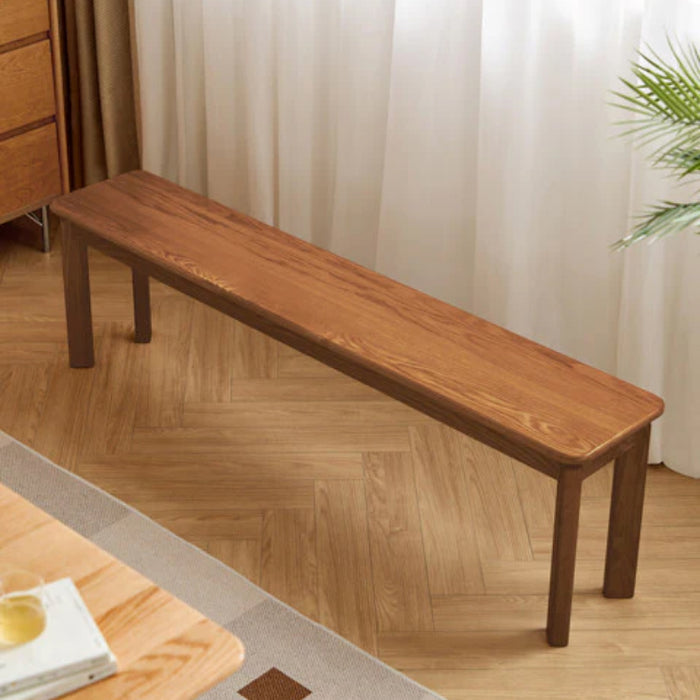 Walnut Multi-Purpose Solid Timber Entryway/Living Room/Dining Bench
