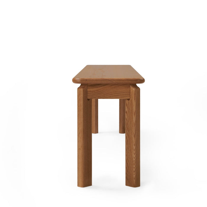Walnut Multi-Purpose Solid Timber Entryway/Living Room/Dining Bench