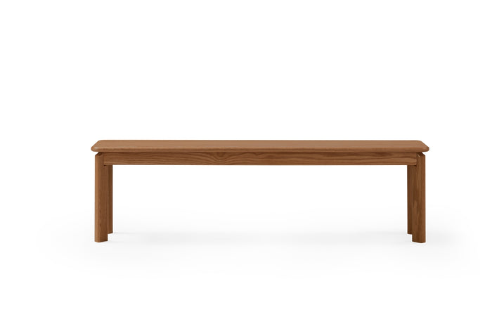 Walnut Multi-Purpose Solid Timber Entryway/Living Room/Dining Bench