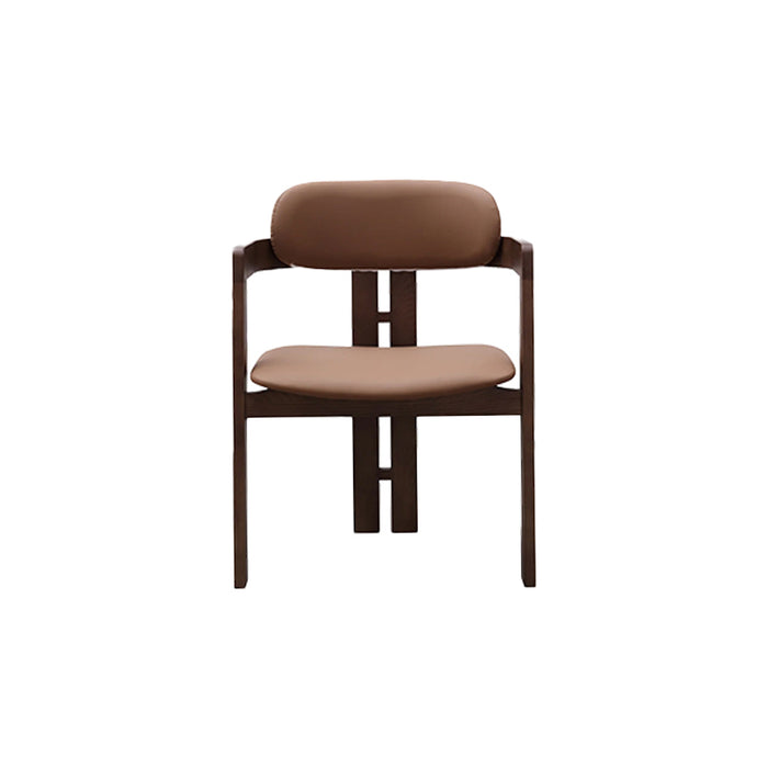 Walnut Solid Timber Dining Chair/Contemporary/Ashwood Legs/MJ-4149