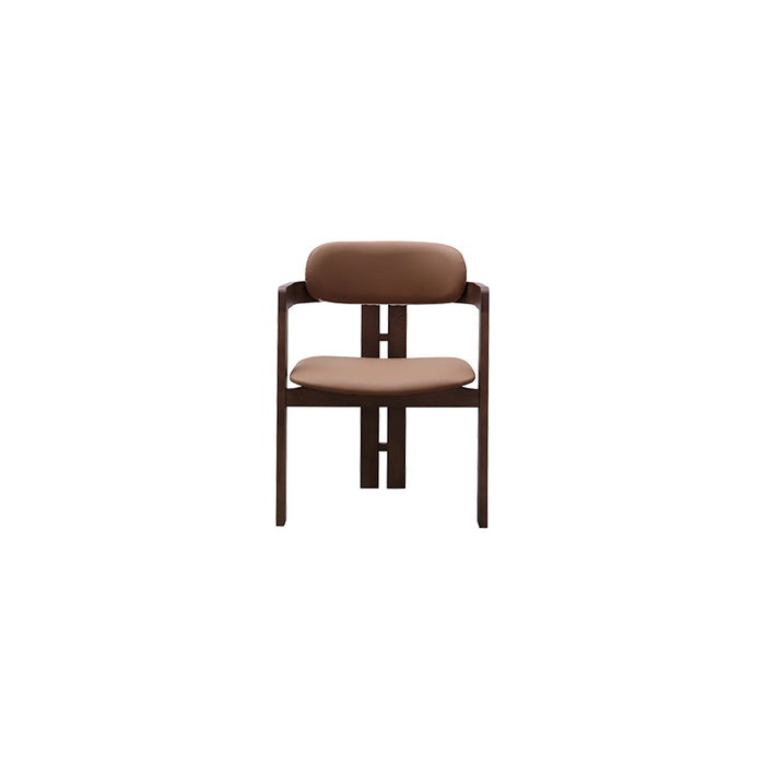 Walnut Solid Timber Dining Chair/Contemporary/Ashwood Legs/MJ-4149