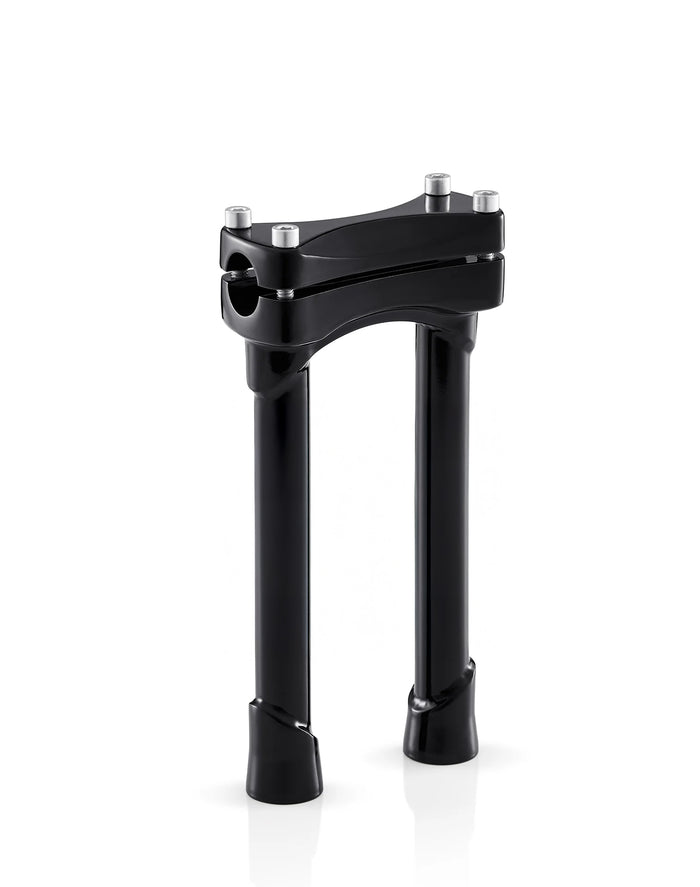 Warlock 10" Handlebar Risers for Harley Sportster Nightster XL1200N Gloss Black Main View