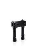 Warlock 6" Handlebar Risers for Harley Sportster 1200 Low XL1200L Gloss Black Main View