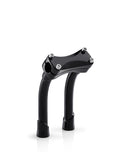 Warlock 8" Pullback Handlebar Risers for Harley Sportster Iron 1200 XL1200NS Gloss Black Main View