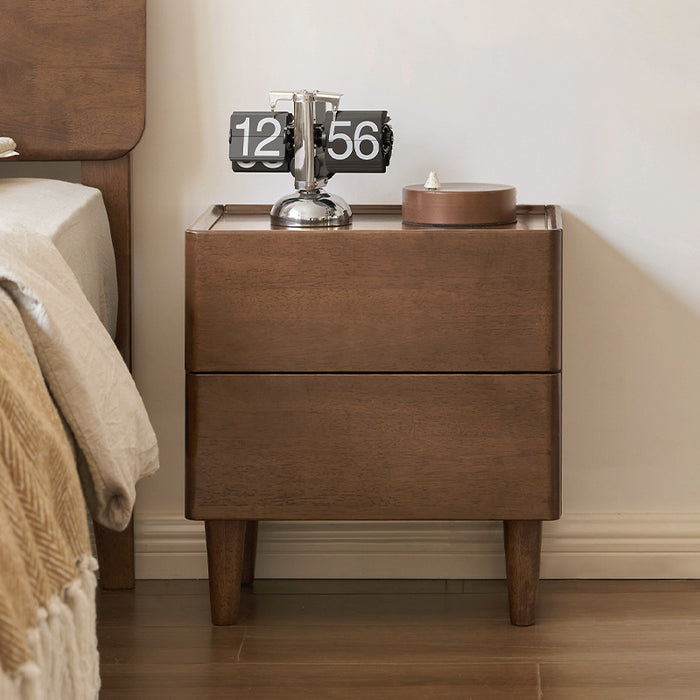 Winston 44cm Rubberwood Side Table/Bedside Table/Nightstand with Drawer For Bedroom