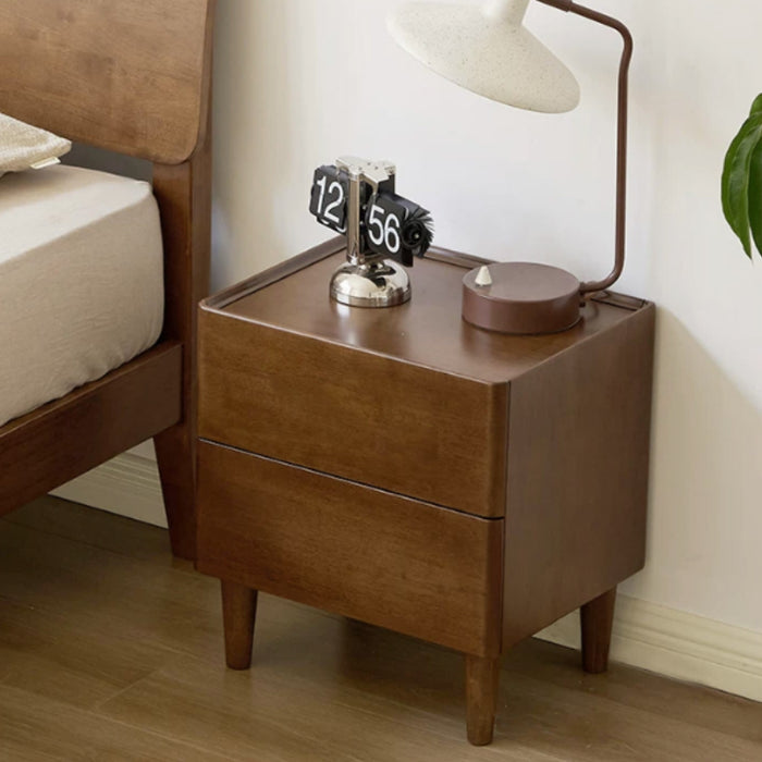 Winston 44cm Rubberwood Side Table/Bedside Table/Nightstand with Drawer For Bedroom