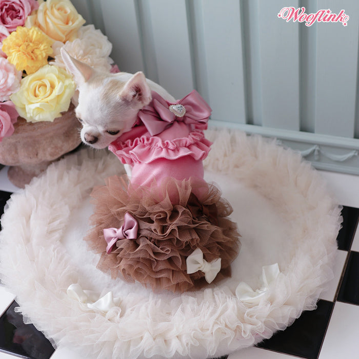 Wooflink Candyfloss Dress in Pink