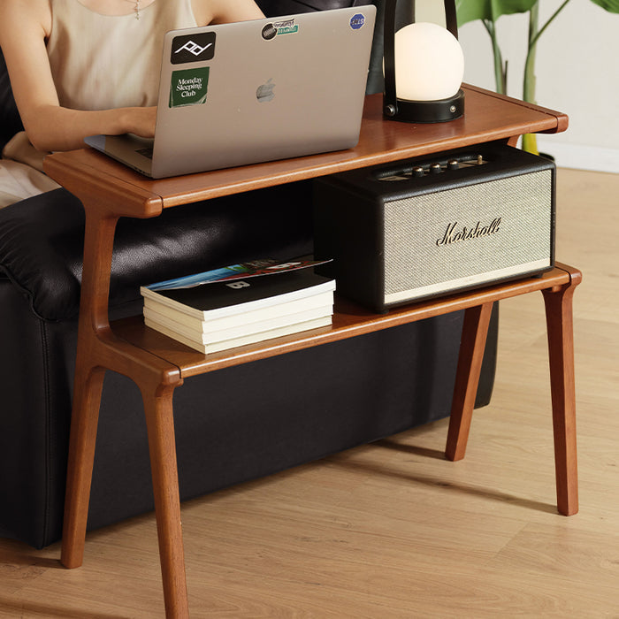 Xena 80cm Rubberwood Coffee Table / Side Table Multiple Color