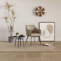 Yidis Upholstered Woven Dining Chair/Side Chair/Contemporary/Steel Legs