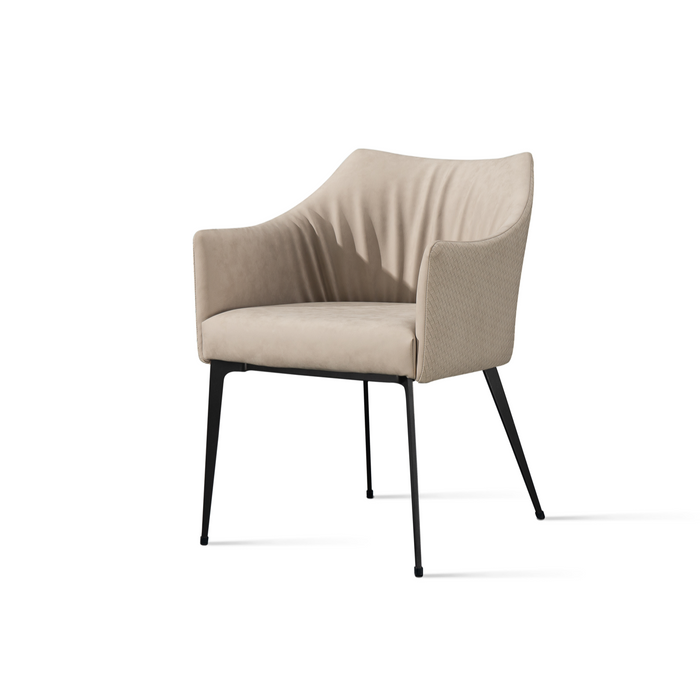 Yidis Upholstered Woven Dining Chair/Side Chair/Contemporary/Steel Legs