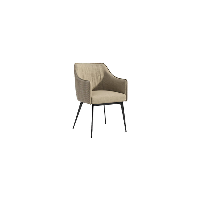 Yidis Upholstered Woven Dining Chair/Side Chair/Contemporary/Steel Legs