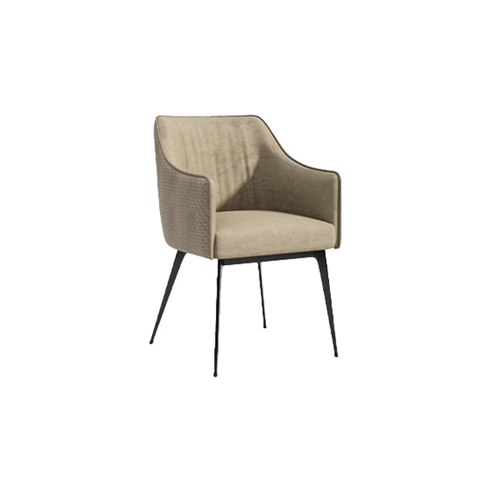 Yidis Upholstered Woven Dining Chair/Side Chair/Contemporary/Steel Legs