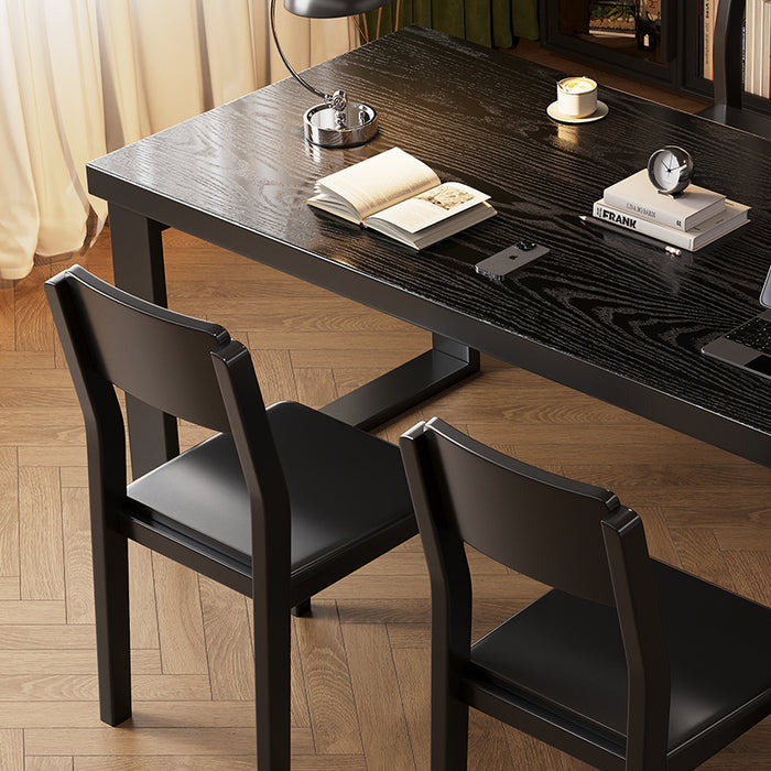 Zaheer Minimalist Multi-Purpose Solid Timber Dining Table/Study Desk 180cm/200cm